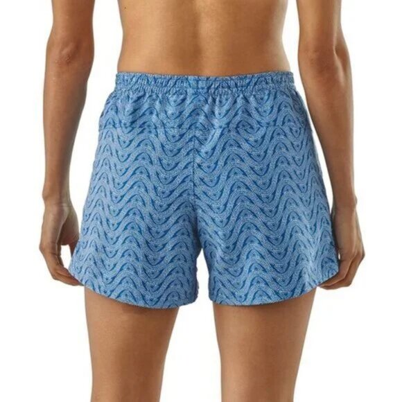PATAGONIA Blue Baggies Shorts Bluff River Port Hybrid Women's Sz S B21 - Picture 2 of 13
